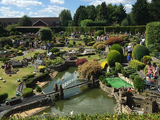 a outside model railway in york